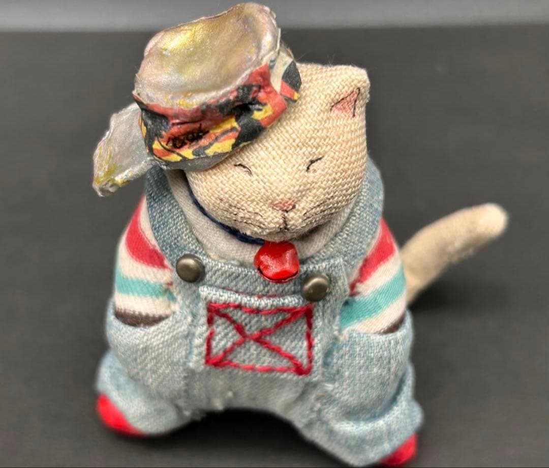 【希少】 千里　作　猫　置物　作家もの　千里猫　　かわいい　入手困難