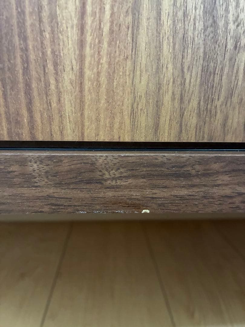 【実物写真追加】脚付　キャビネット　サイドボード　ウォールナット　幅120