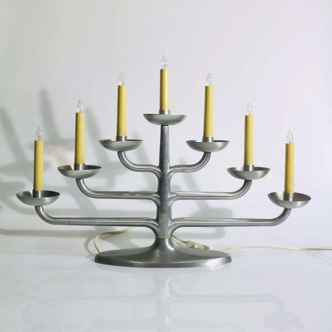 オールドイケア　デスクライト　キャンドル　ミッドセンチュリー　北欧　ビンテージ