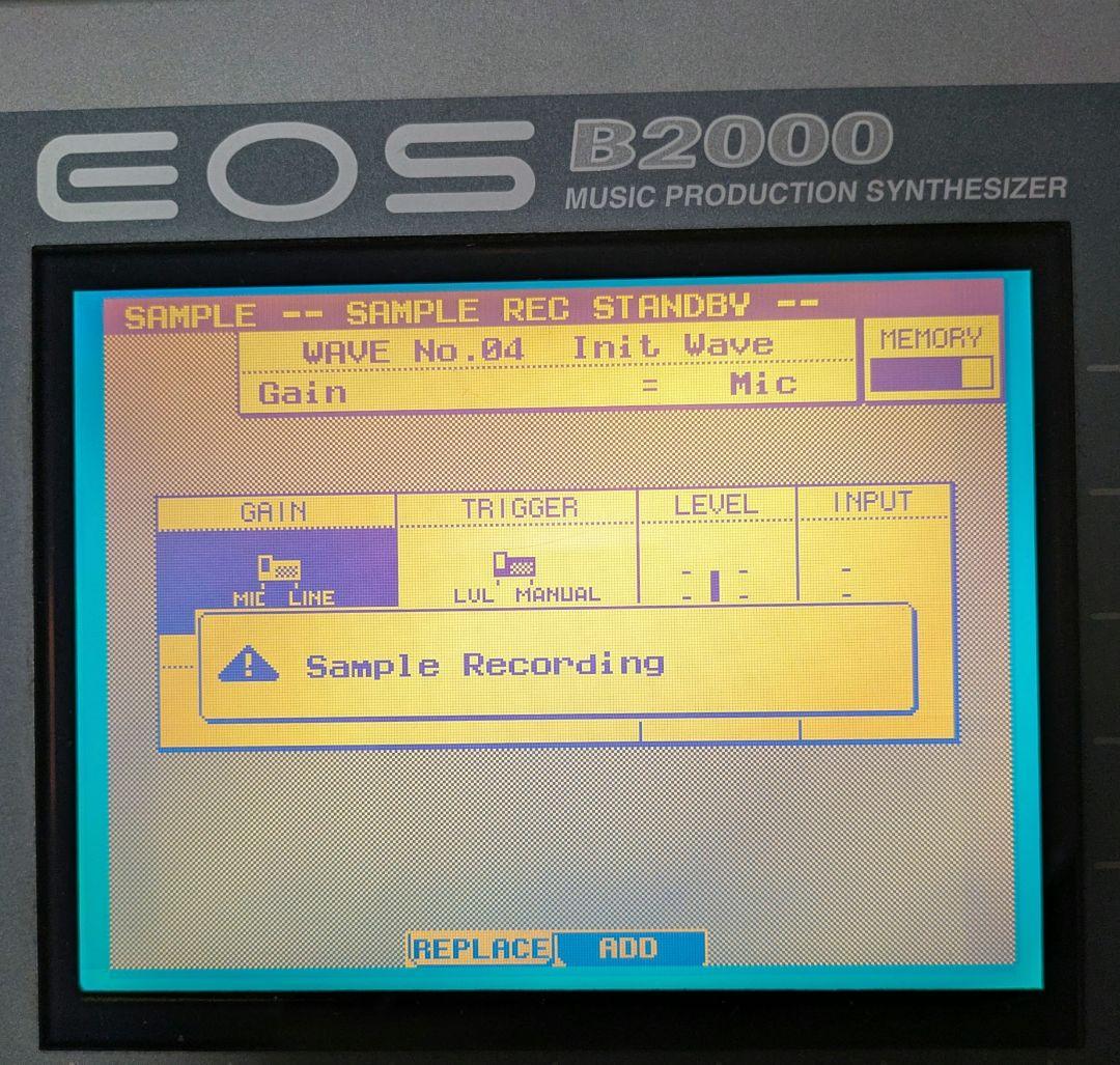 ヤマハ シンセサイザー EOS B2000 テストモード基本動作確認 - メルカリ