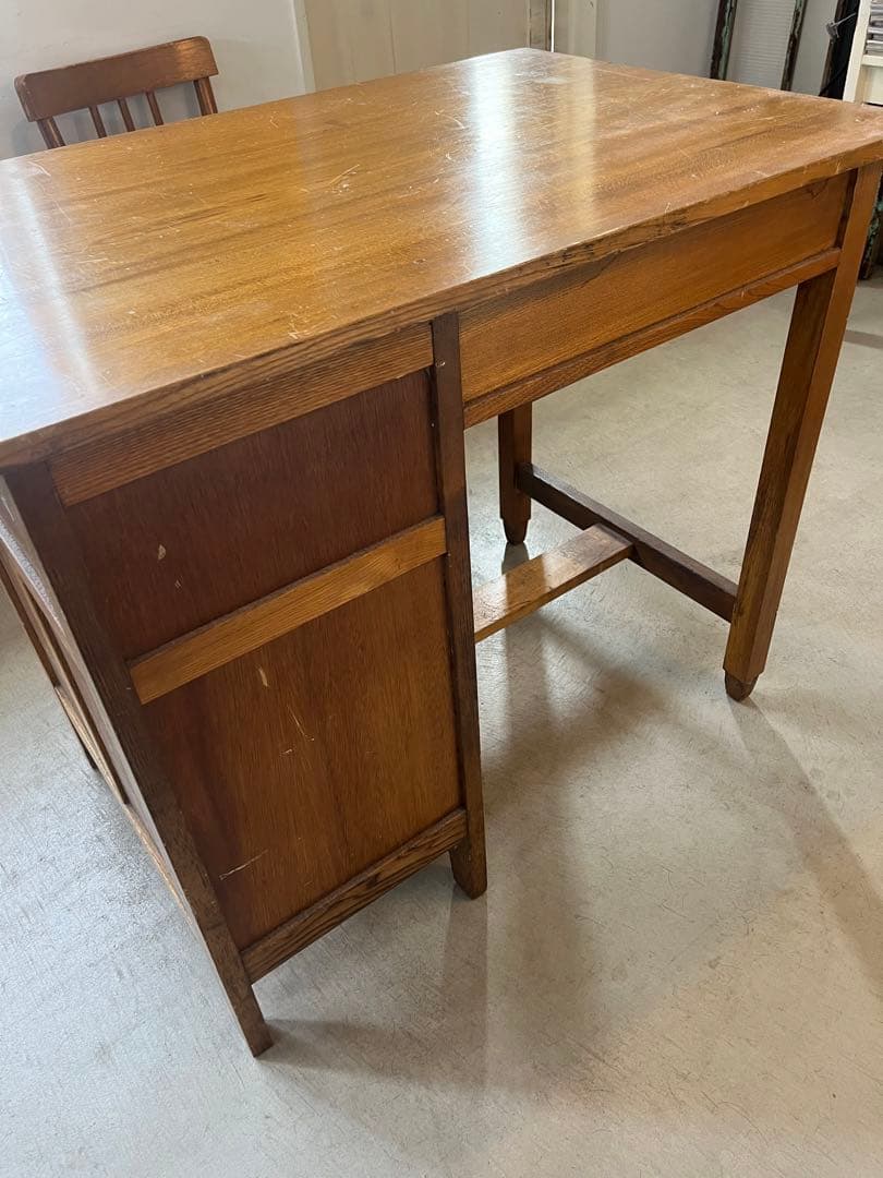 古道具　昭和レトロ　机