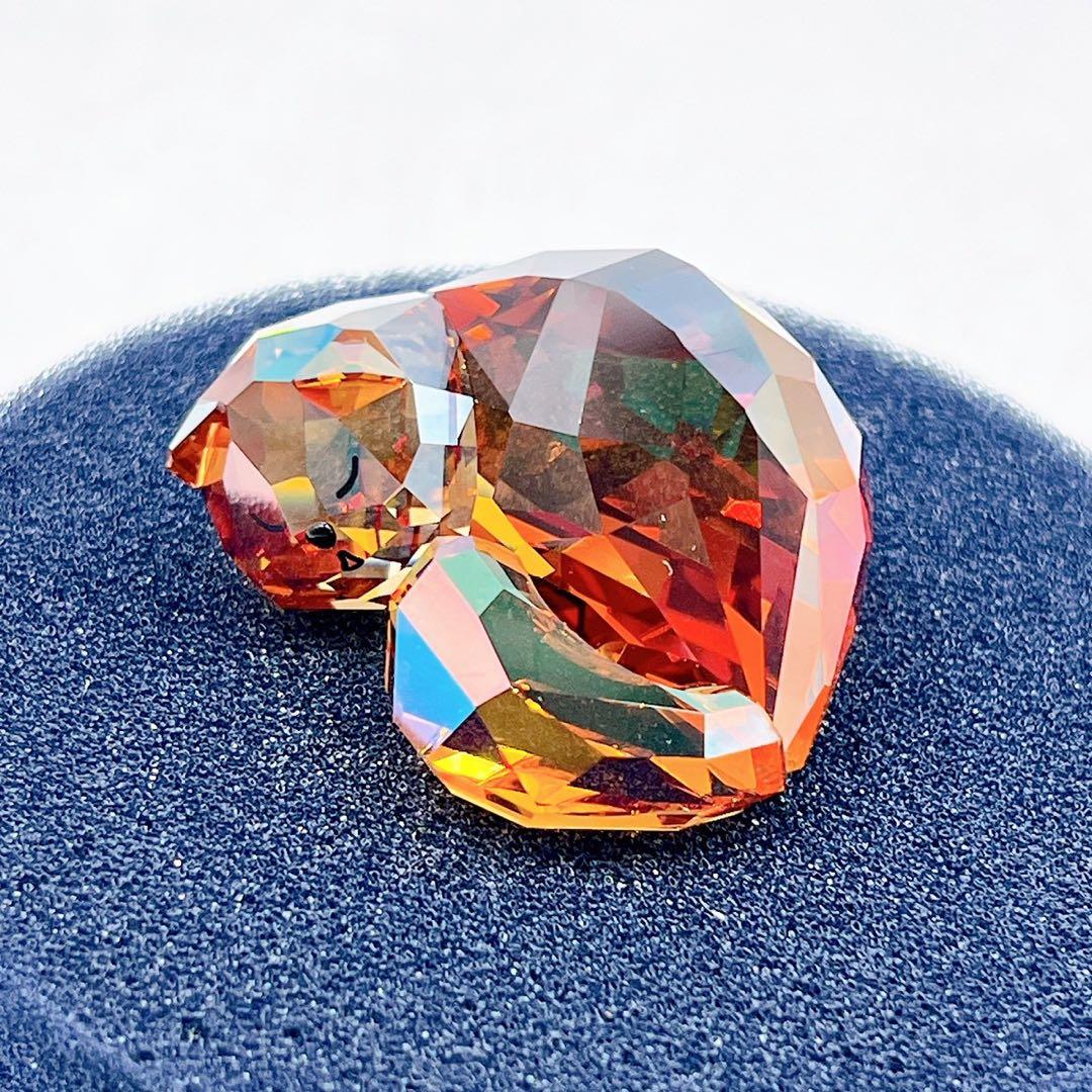 スワロフスキー ラブロッツ 猫 Camille カミーユ 眠り猫フィギュリン箱付