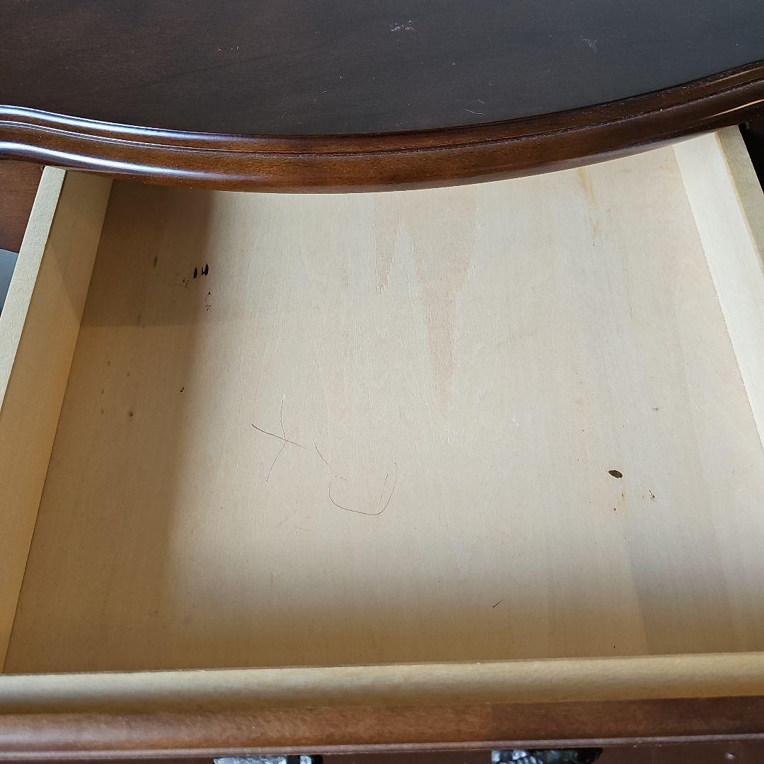 カリモク コロニアル　コーナーテーブル 猫脚　karimoku アンティーク