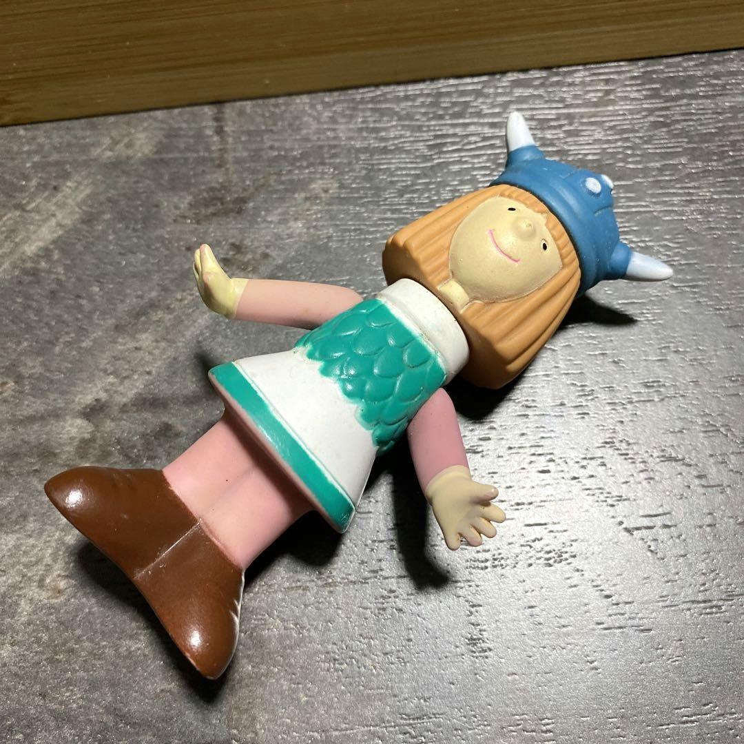 小さなバイキングビッケ 当時物 ソフビ人形 タカトク ZUIYO 昭和レトロ