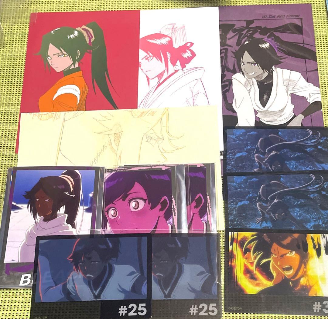 BLEACH 夜一 ポストカード ブロマイド まとめ ☆ バラ売り不可 - メルカリ