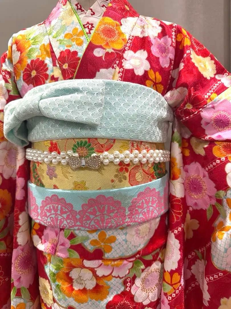 （新品）　ブランド花ひめ　七五三　着物フルセット