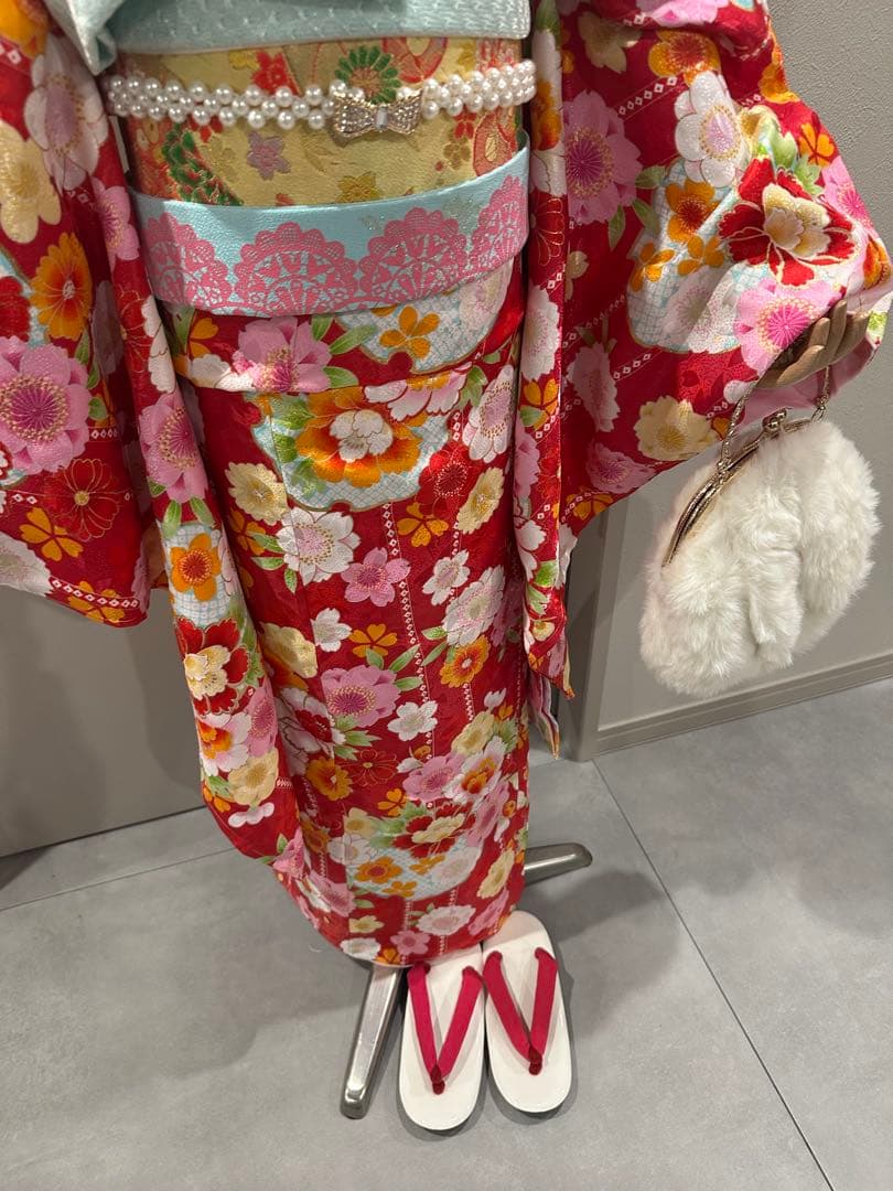 （新品）　ブランド花ひめ　七五三　着物フルセット