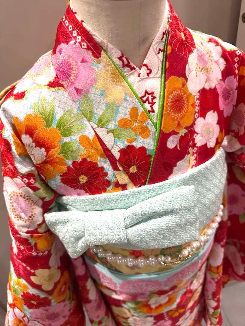 （新品）　ブランド花ひめ　七五三　着物フルセット