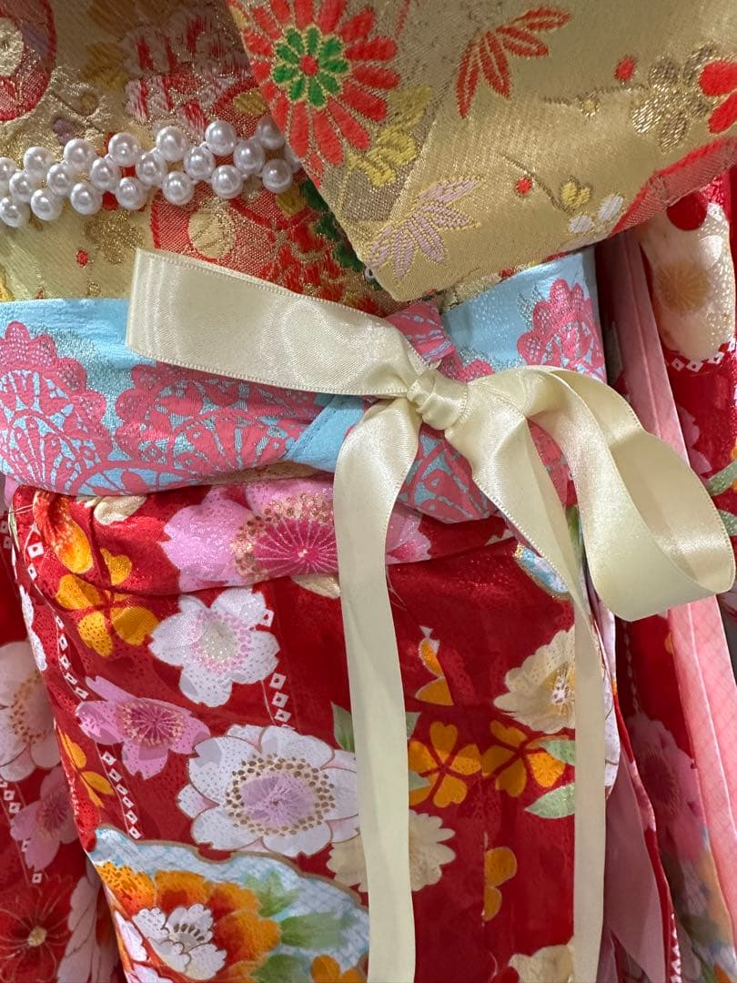 （新品）　ブランド花ひめ　七五三　着物フルセット