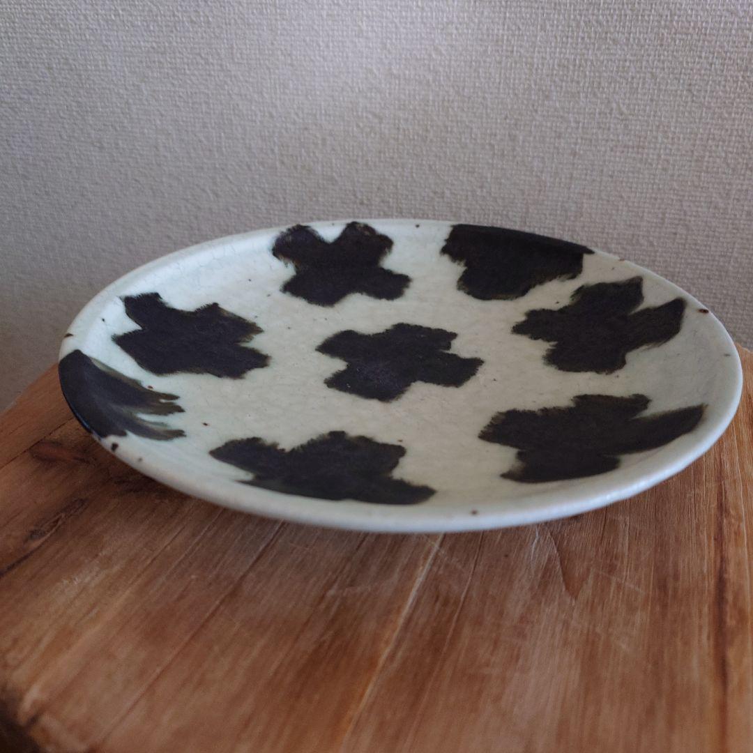 B 楠田純子 墨絵 クロス 21.5センチ