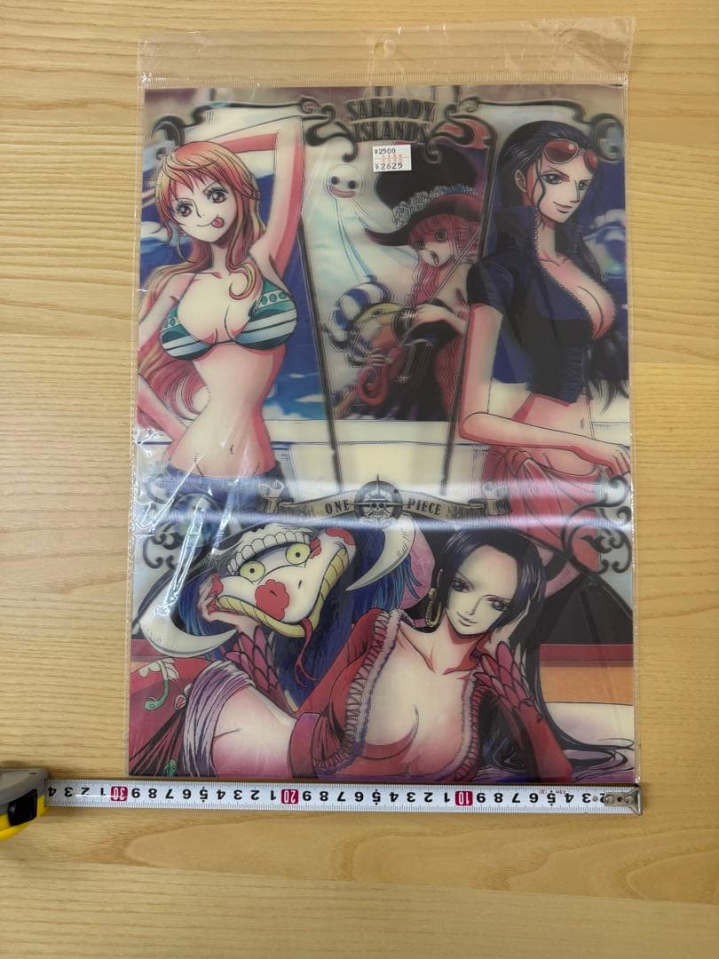 ONE PIECE 3Dポスター　ナミ　ハンコック　ロビン　ペローナ
