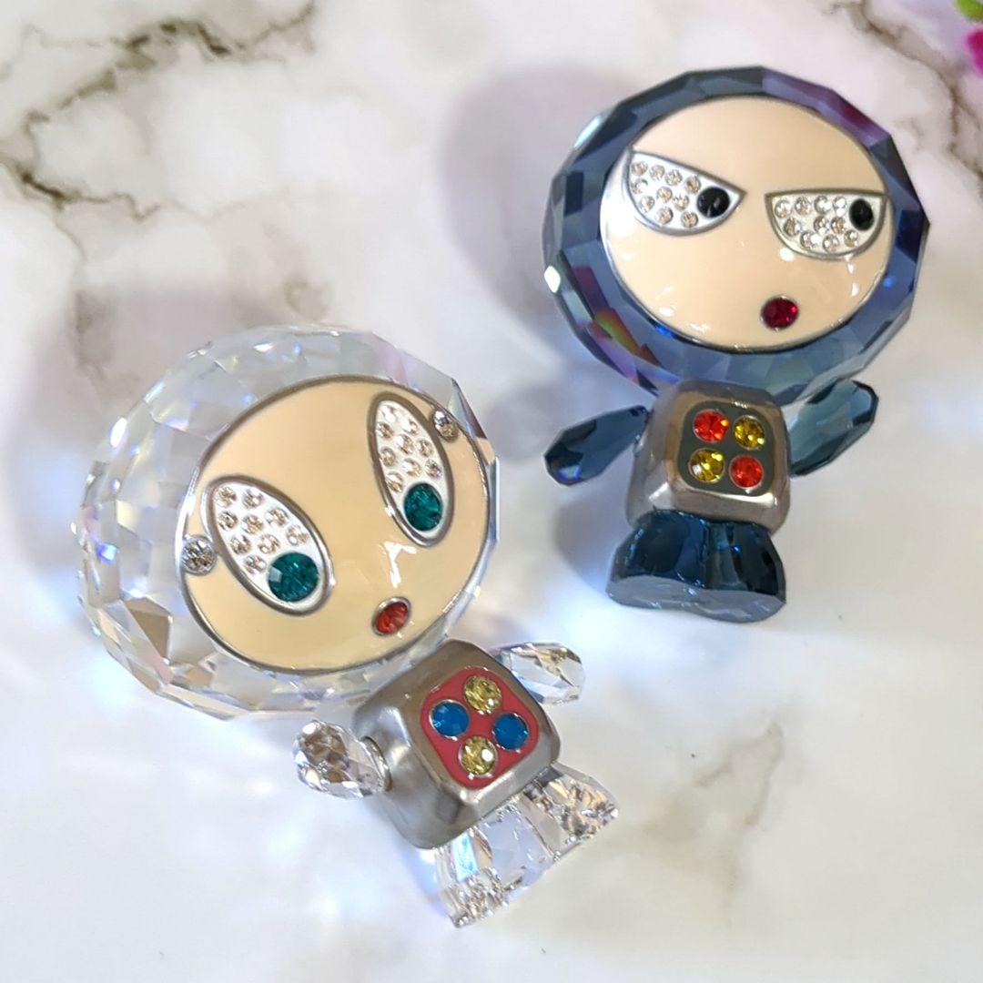 ✨️SWAROVSKI✨️　人気❗️　エリカとエリオット　クリスタル フィギュア