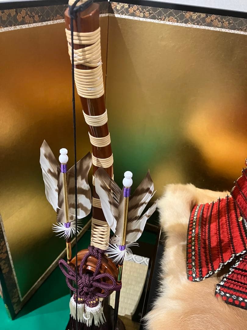 五月人形　端午の節句　こどもの日　レトロ　大鎧　畠山重忠　福田屋人形店　監製