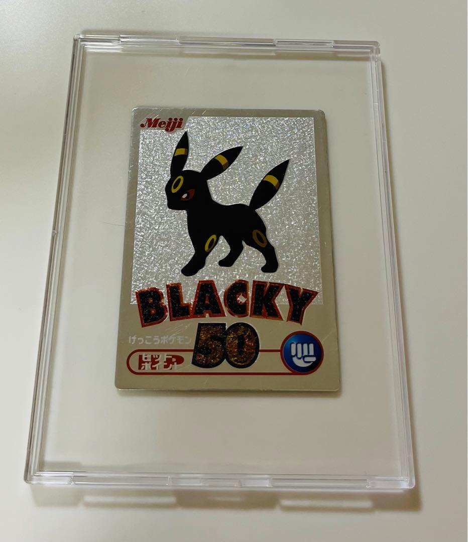 希少 Meiji ポケモン ゲットカード銀 ブラッキー - メルカリ