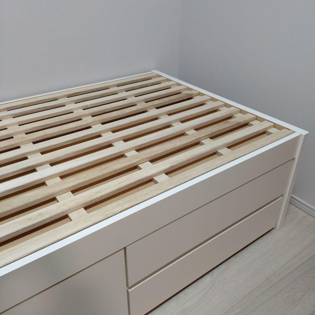 収納付セミシングルベッド