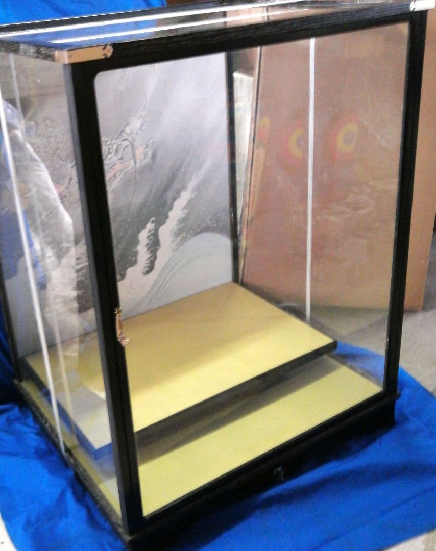 鎧や兜飾り用　ガラスケース