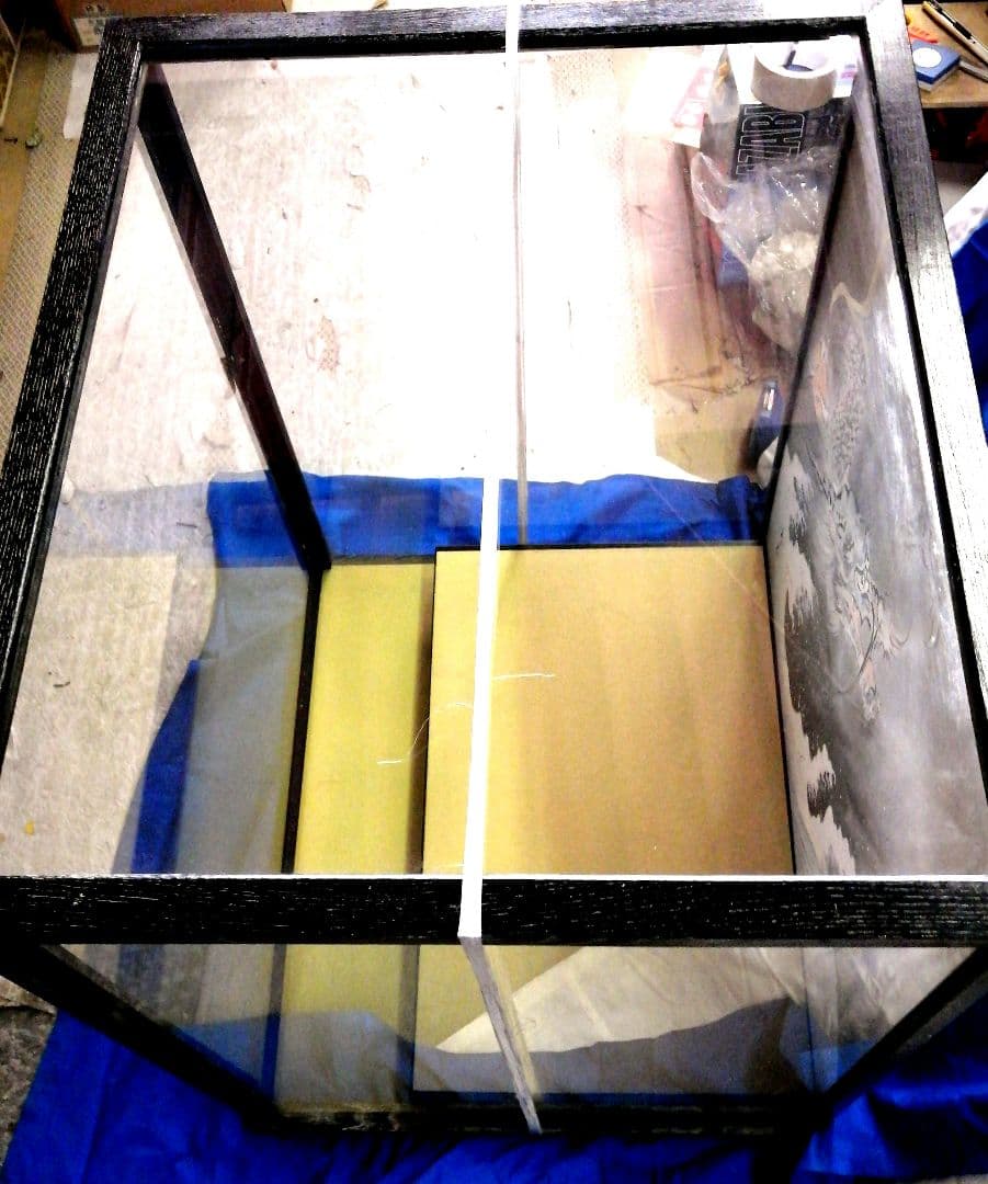 鎧や兜飾り用　ガラスケース