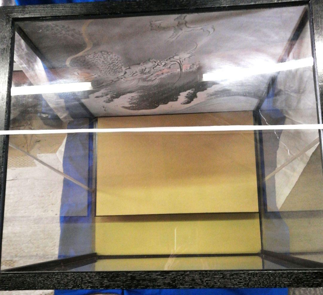 鎧や兜飾り用　ガラスケース