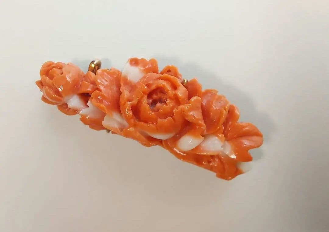 K9 玉？ 刻印あり　帯留め　アンティーク~セミアンティーク