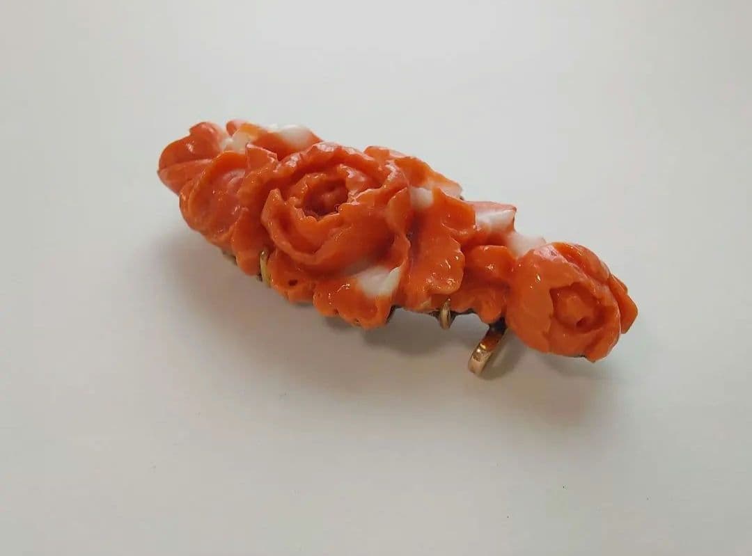 K9 玉？ 刻印あり　帯留め　アンティーク~セミアンティーク