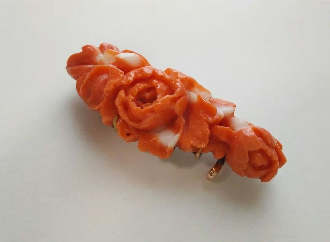 K9 玉？ 刻印あり　帯留め　アンティーク~セミアンティーク