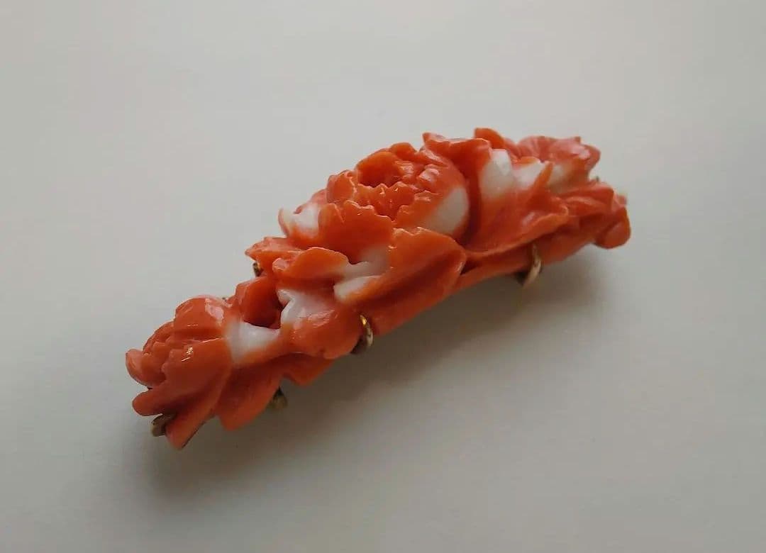 K9 玉？ 刻印あり　帯留め　アンティーク~セミアンティーク