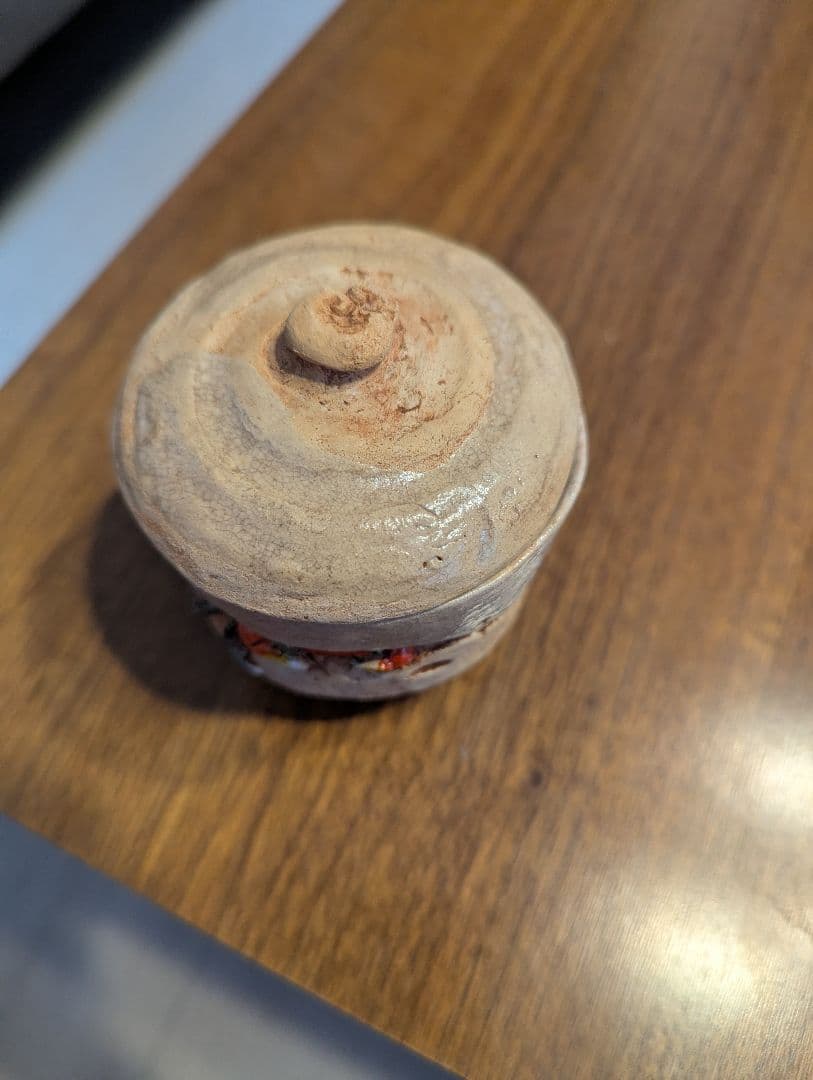 水月焼 湯呑 天神蟹 アンティーク レトロ 骨董 明治 大正 縁起物