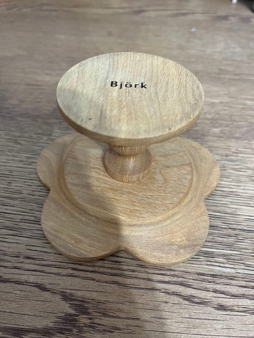 Björk 木製　kukka お花　木製　コンポート皿 約10cm