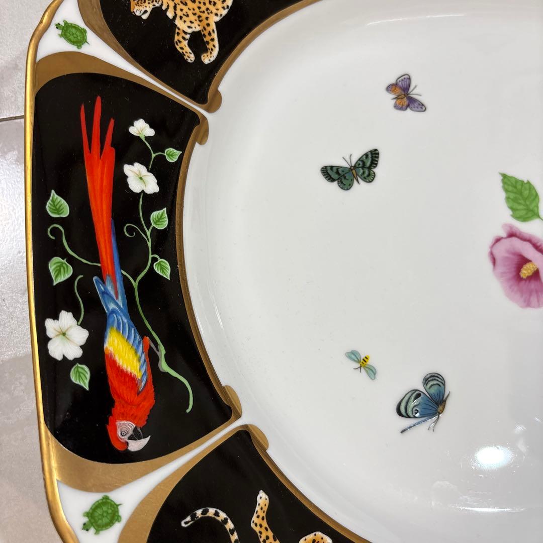 希少　レア　LYNN CHASE リンチェイス　ジャガー　ジャングル　大皿