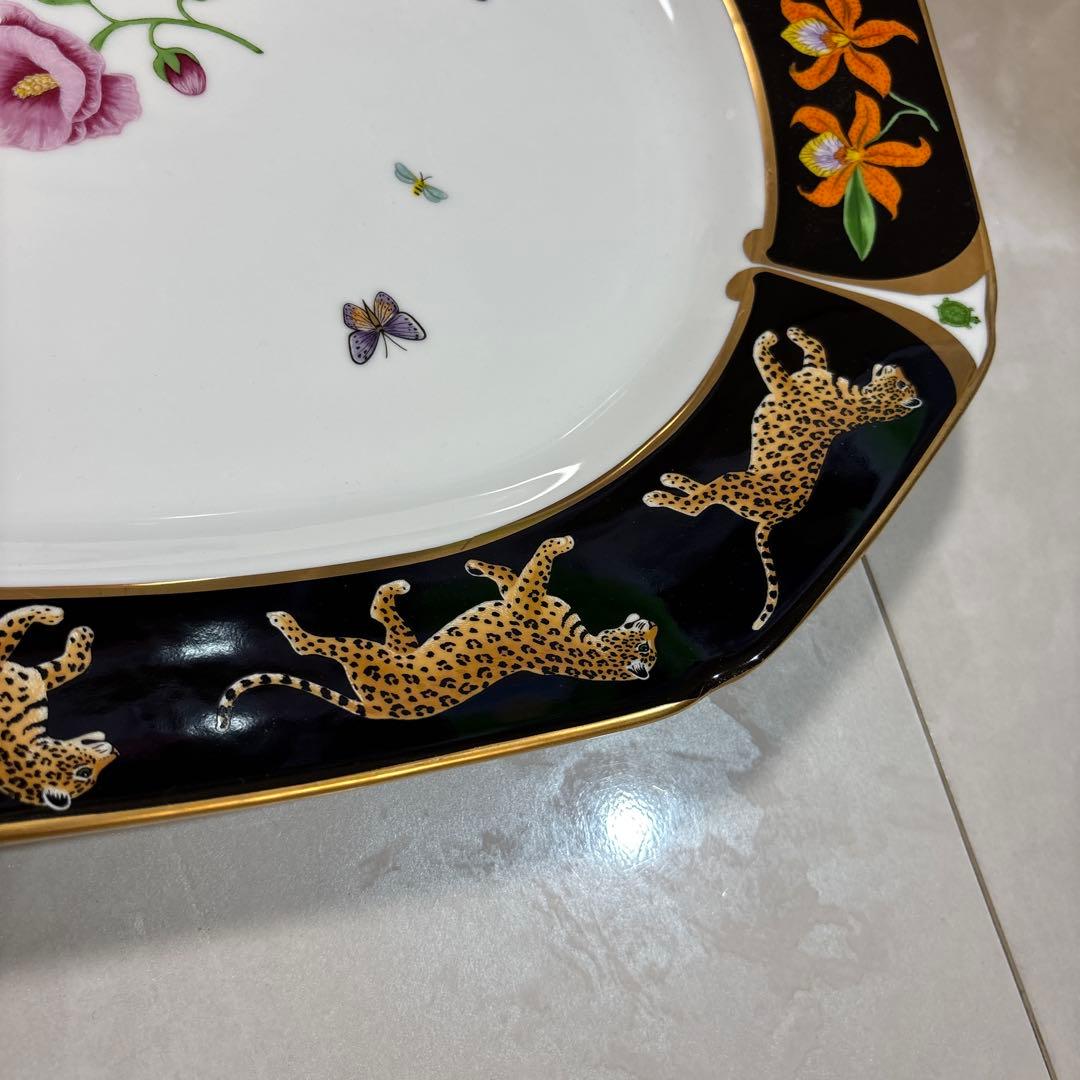 希少　レア　LYNN CHASE リンチェイス　ジャガー　ジャングル　大皿