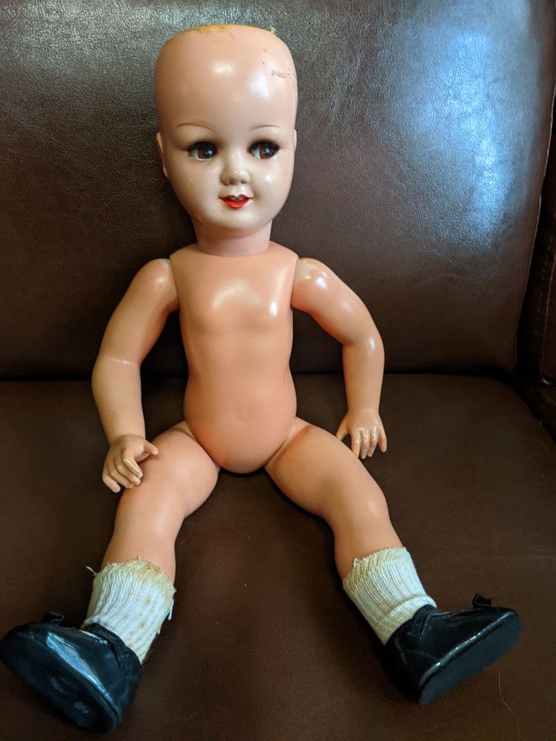 ビンテージドール　可愛いドイツの女の子　検)ビスクドール