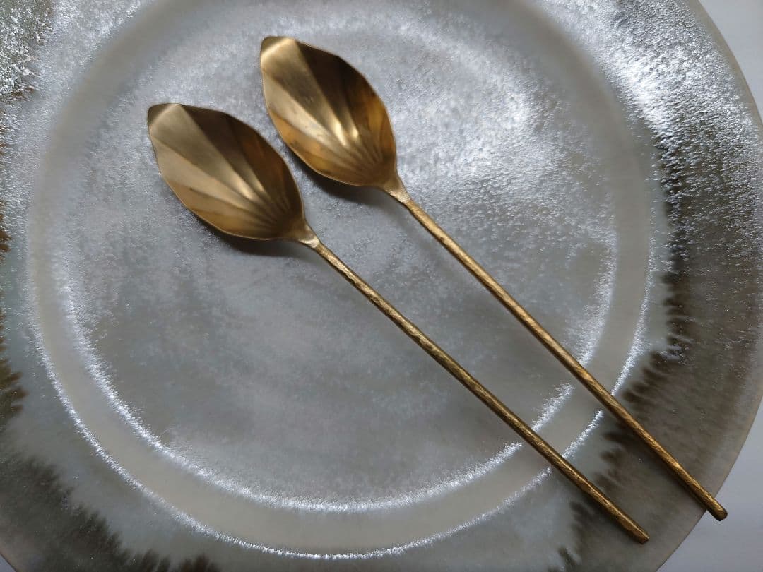 日渓美佐江【Misae Nikkei】真鍮スプーン２個セット