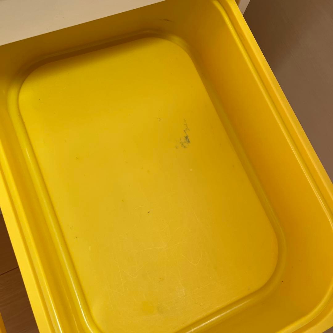 イケア トロファストホワイト収納棚 収納ケース6個つき