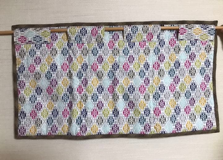 新品／未使用　ハンドメイド　パッチワーク(スリット付き)