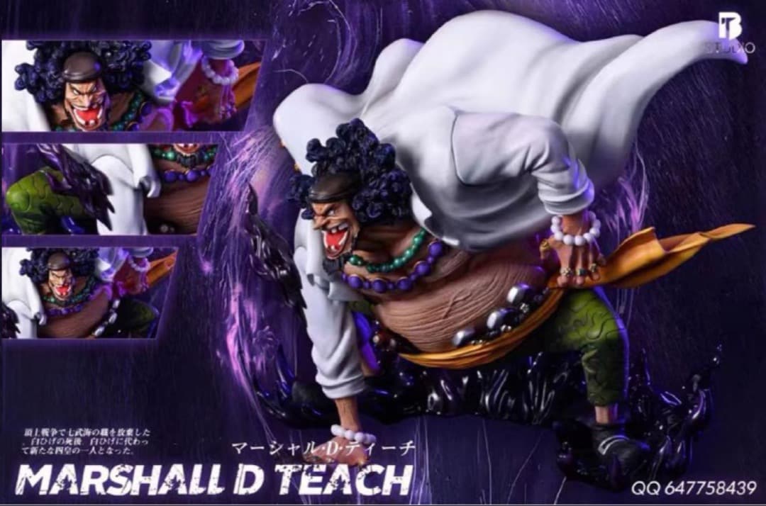 ONE PIECE ワンピース 黒ひげ·ティチ フィギュア ガレージキット