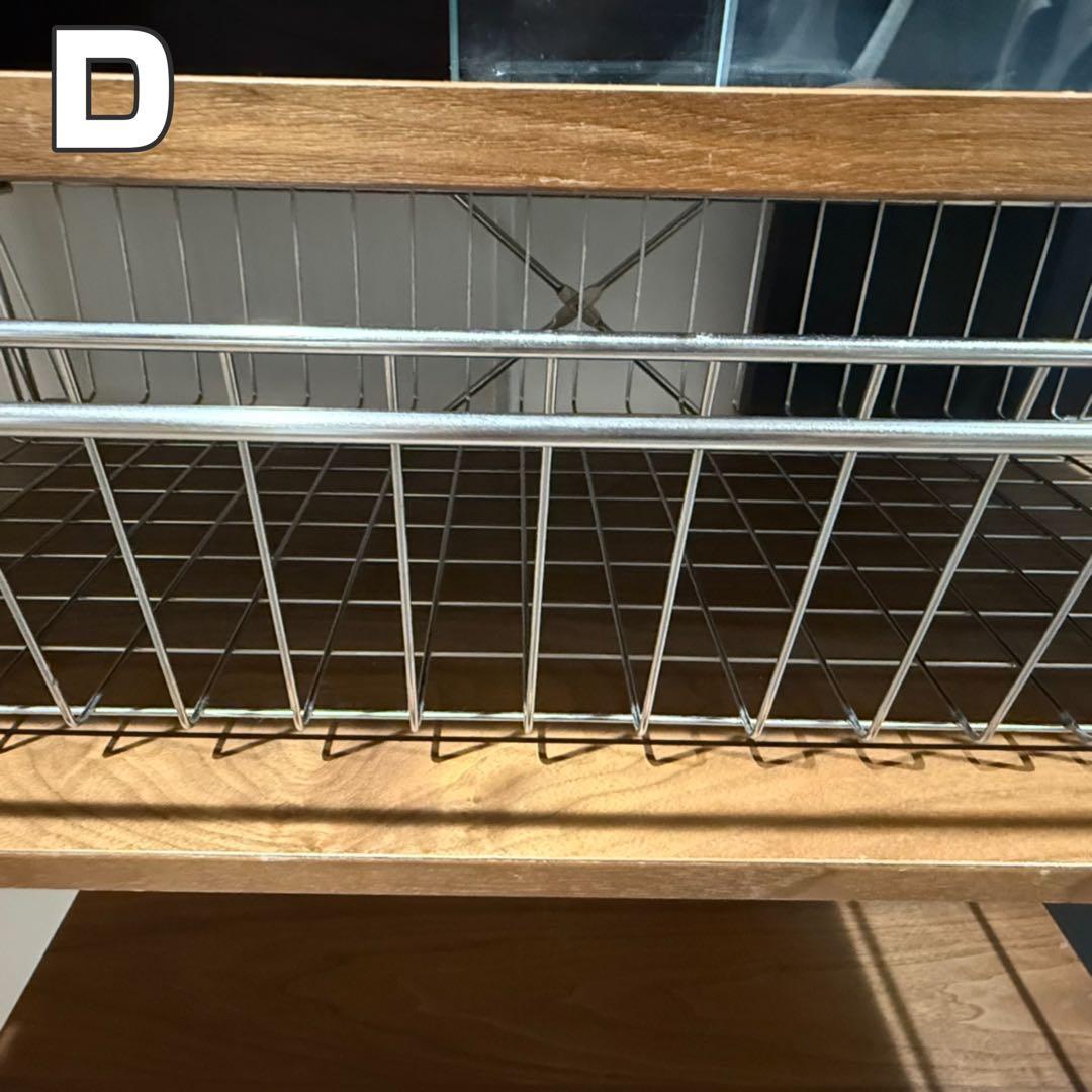 無印良品 ステンレスユニットシェルフ ウォールナット 食器棚