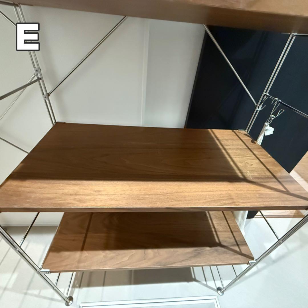 無印良品 ステンレスユニットシェルフ ウォールナット 食器棚