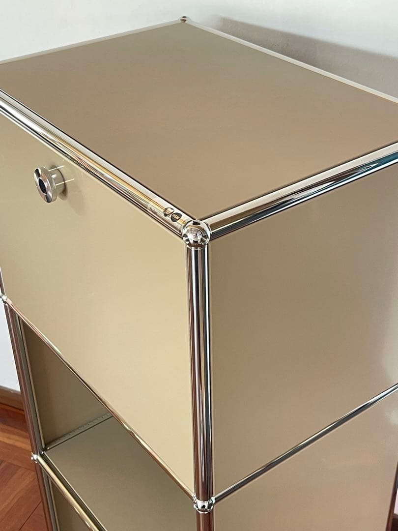 USM ハラー システム 1列 3段 ドロップダウンドア キャビネット