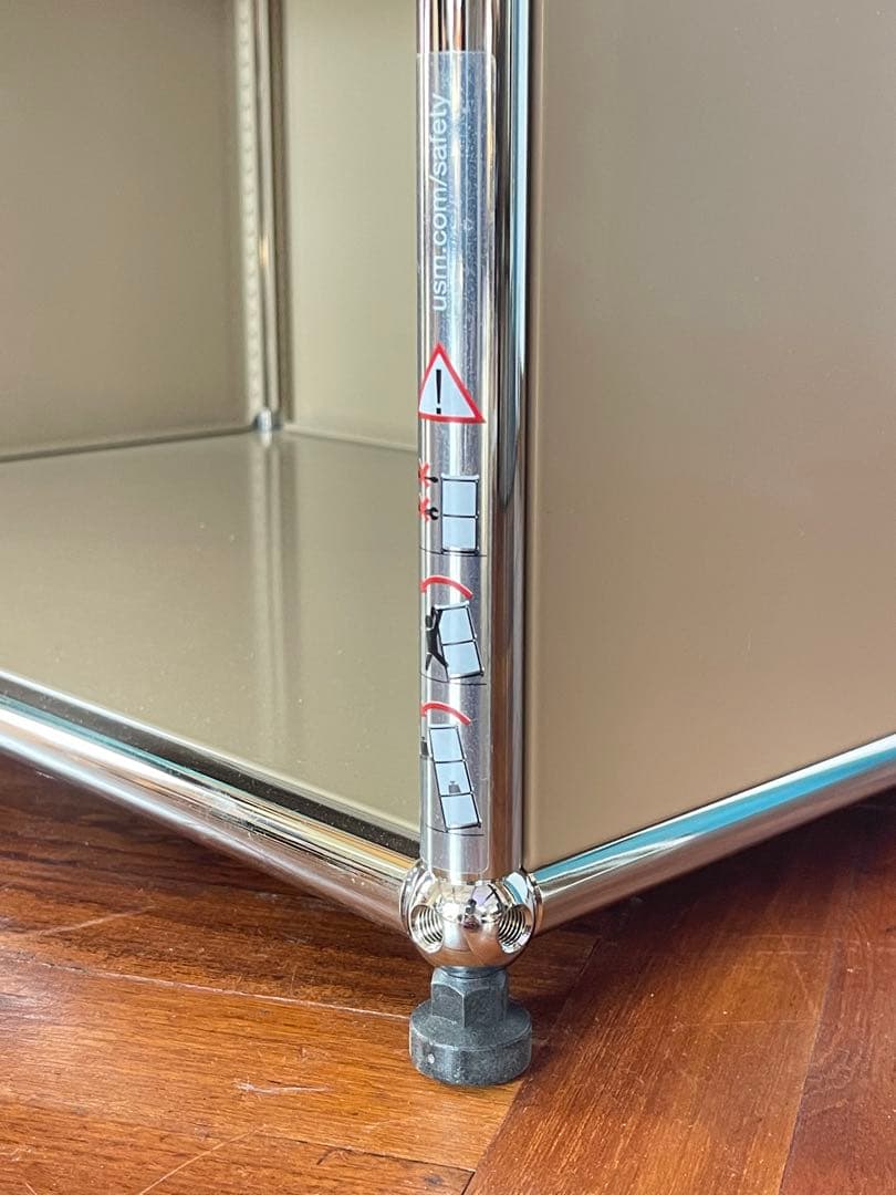 USM ハラー システム 1列 3段 ドロップダウンドア キャビネット