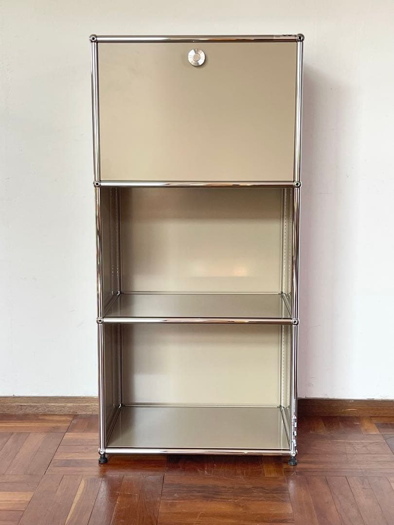 USM ハラー システム 1列 3段 ドロップダウンドア キャビネット