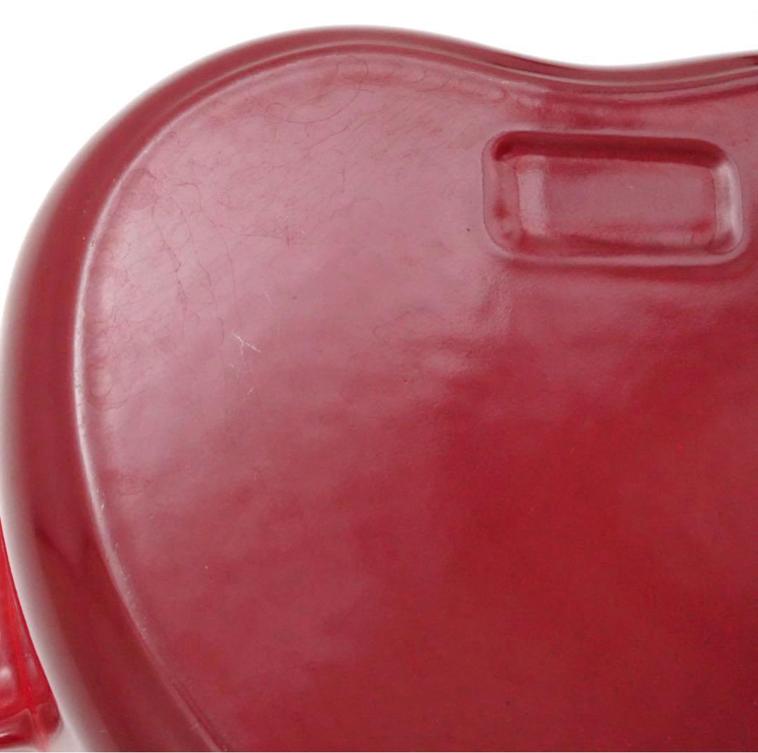 【美品】LE CREUSET　ココット ダムール チェリーレッド　18cm