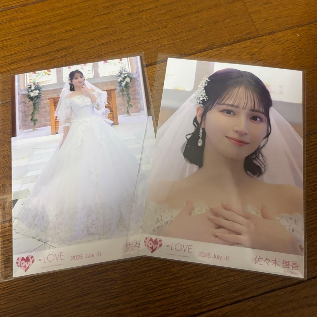 LOVE イコラブ 佐々木舞香 生写真 ウエディングドレス - メルカリ