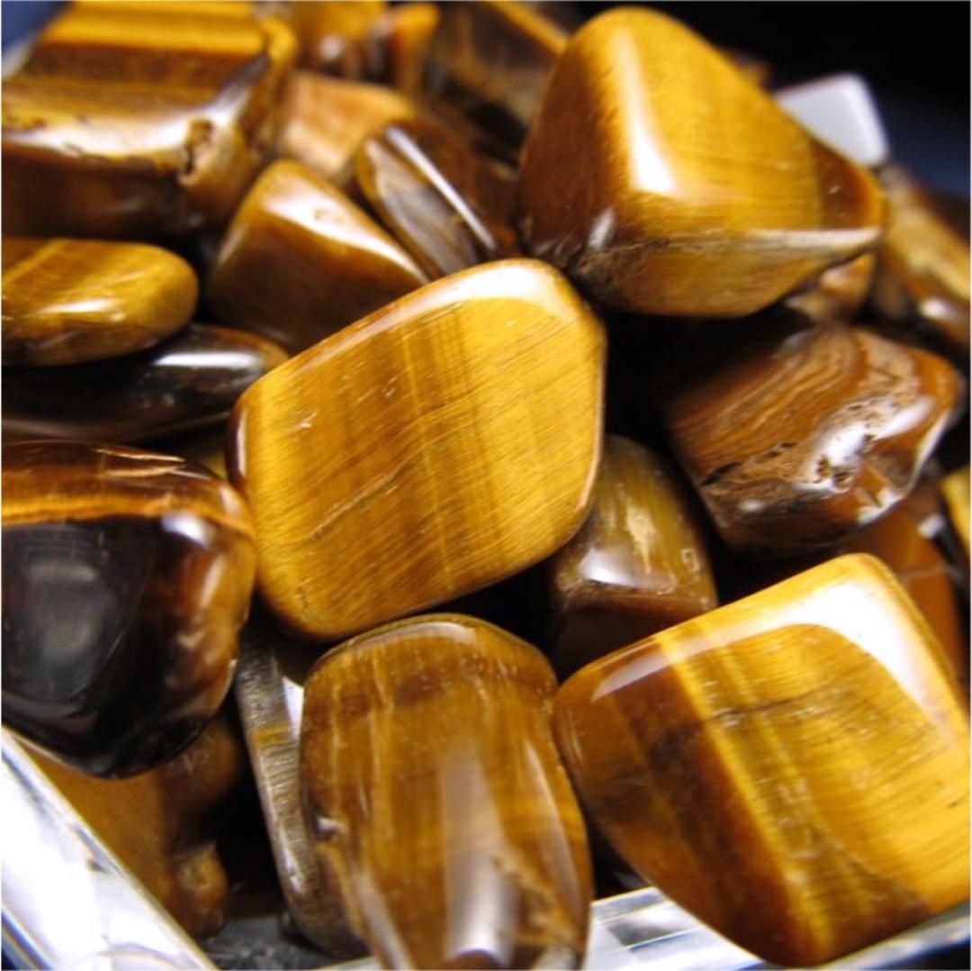 200g★特選一石★金運の代表石☆【タイガーアイ『虎目石』さざれ】❤️