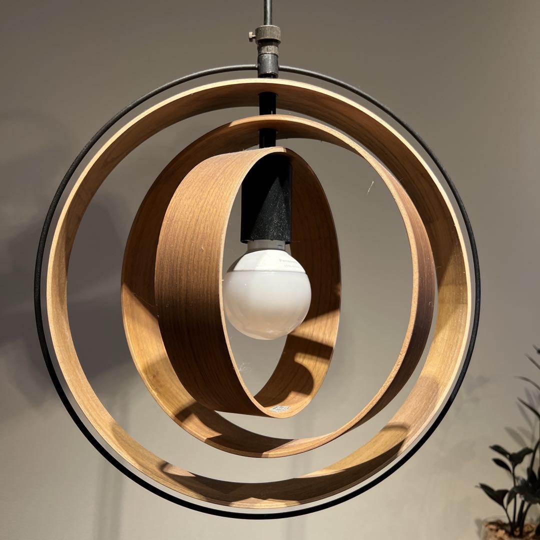 【北欧ペンダントライト】ペーンランタ　ブラウン ブラック ウッド