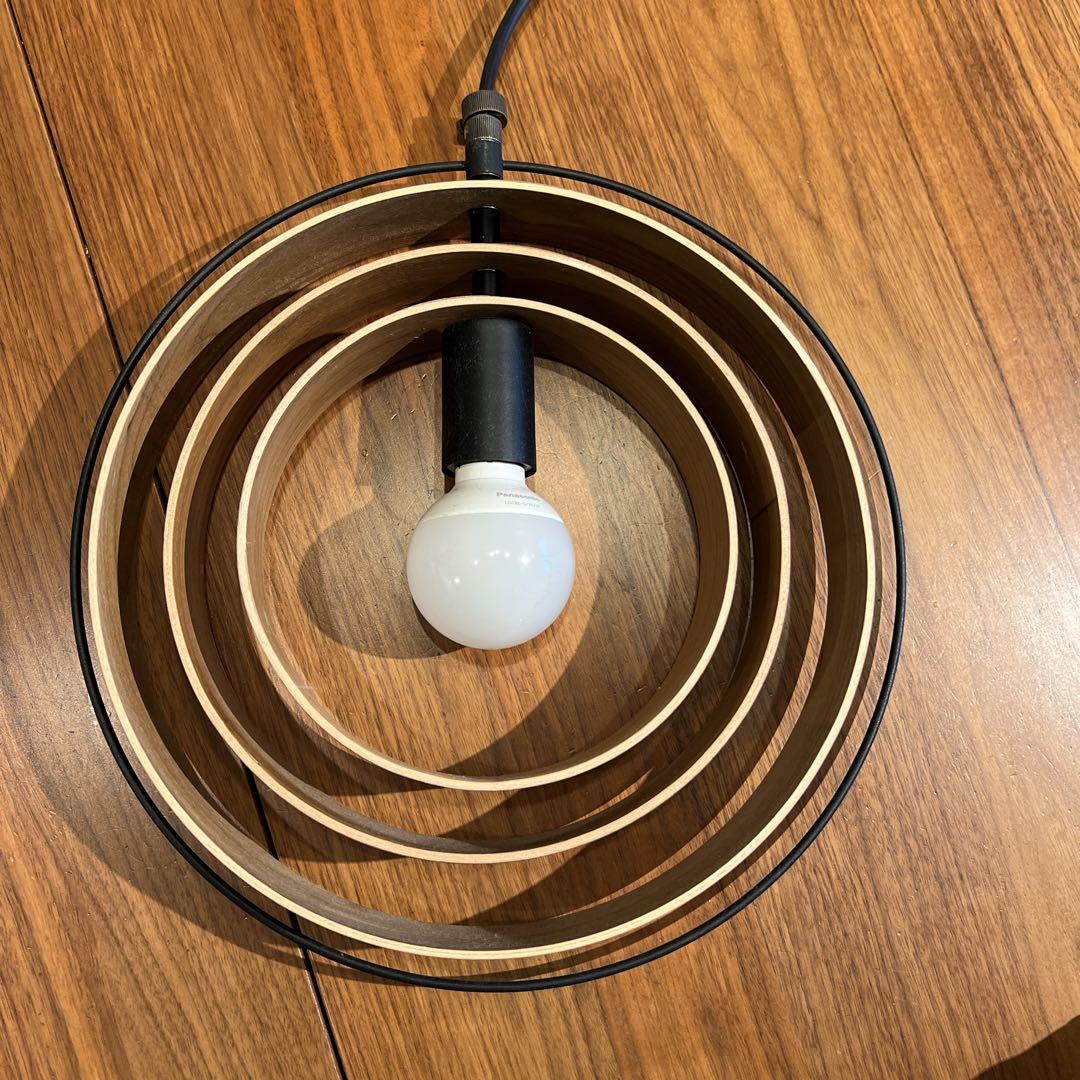 【北欧ペンダントライト】ペーンランタ　ブラウン ブラック ウッド