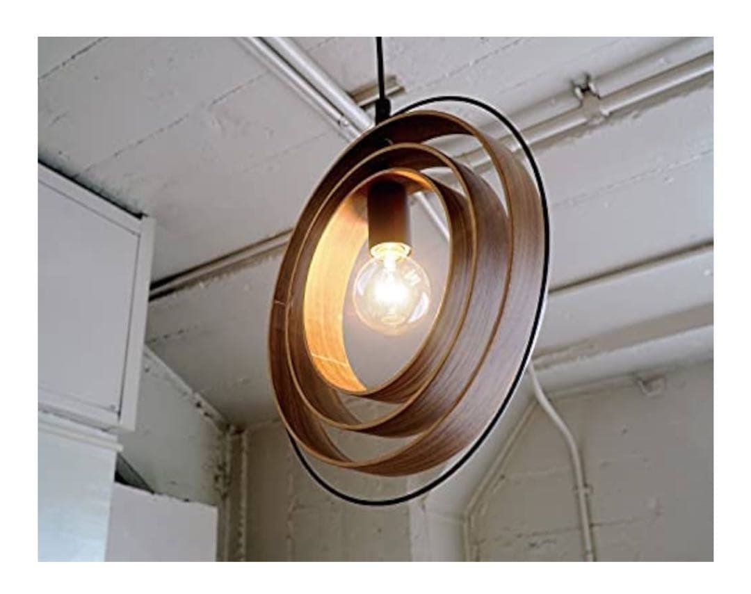 【北欧ペンダントライト】ペーンランタ　ブラウン ブラック ウッド