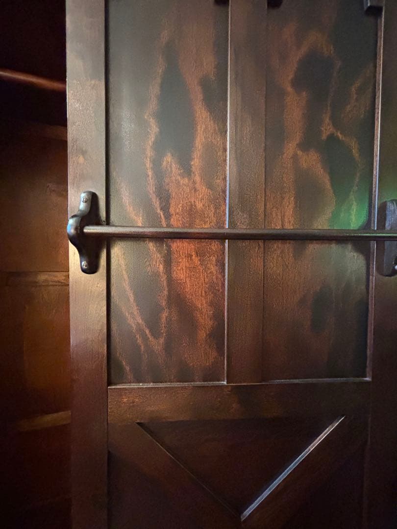 送料込　松本民芸家具ワードローブ　洋服タンス、衣装箪笥、収納棚　定価約49万円