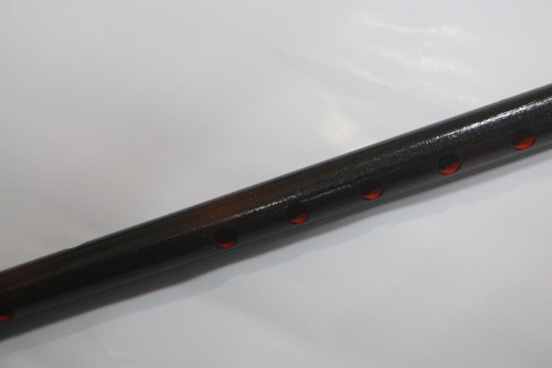 琉球横笛　竹製（A♯調）基本の音の高さになります。手工品　新品未使用