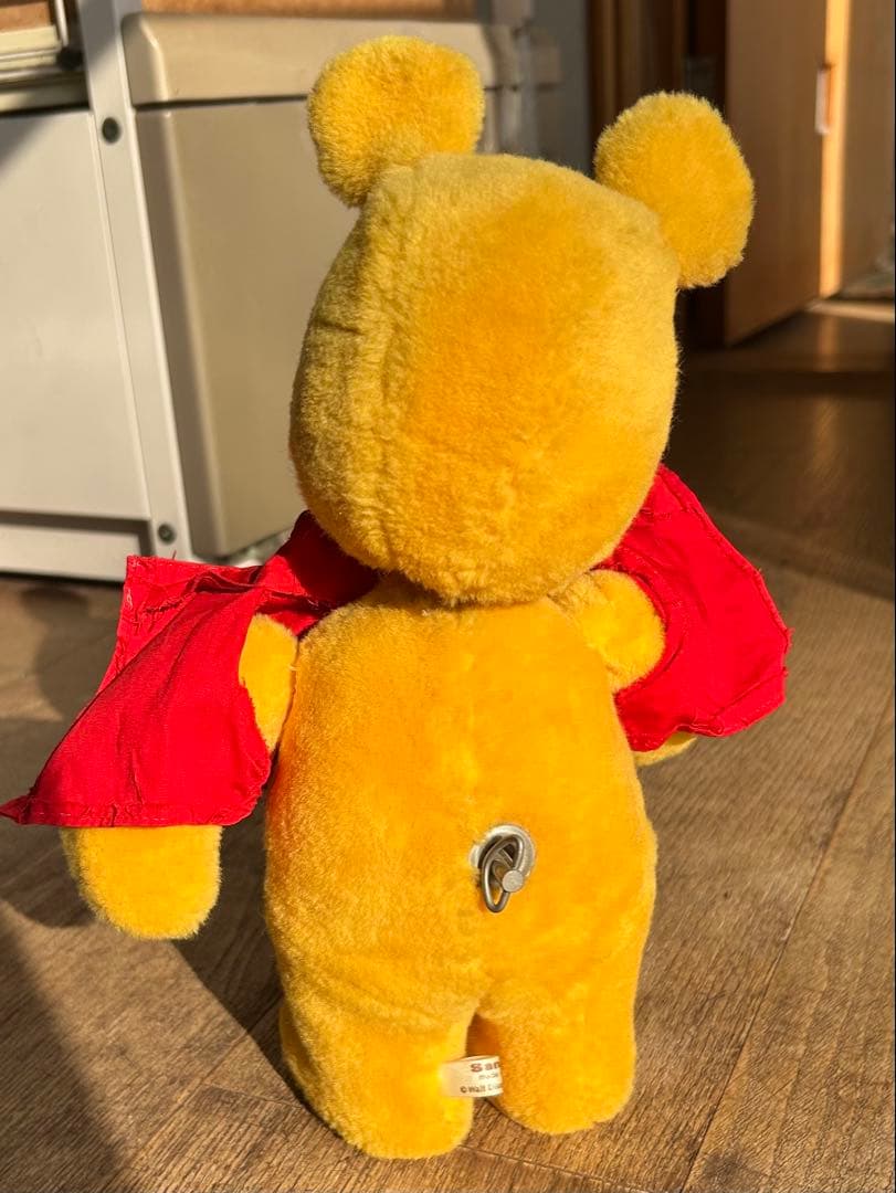 クマのプーさん 首振りオルゴール 首回るプーさん ぬいぐるみ ビンテージ