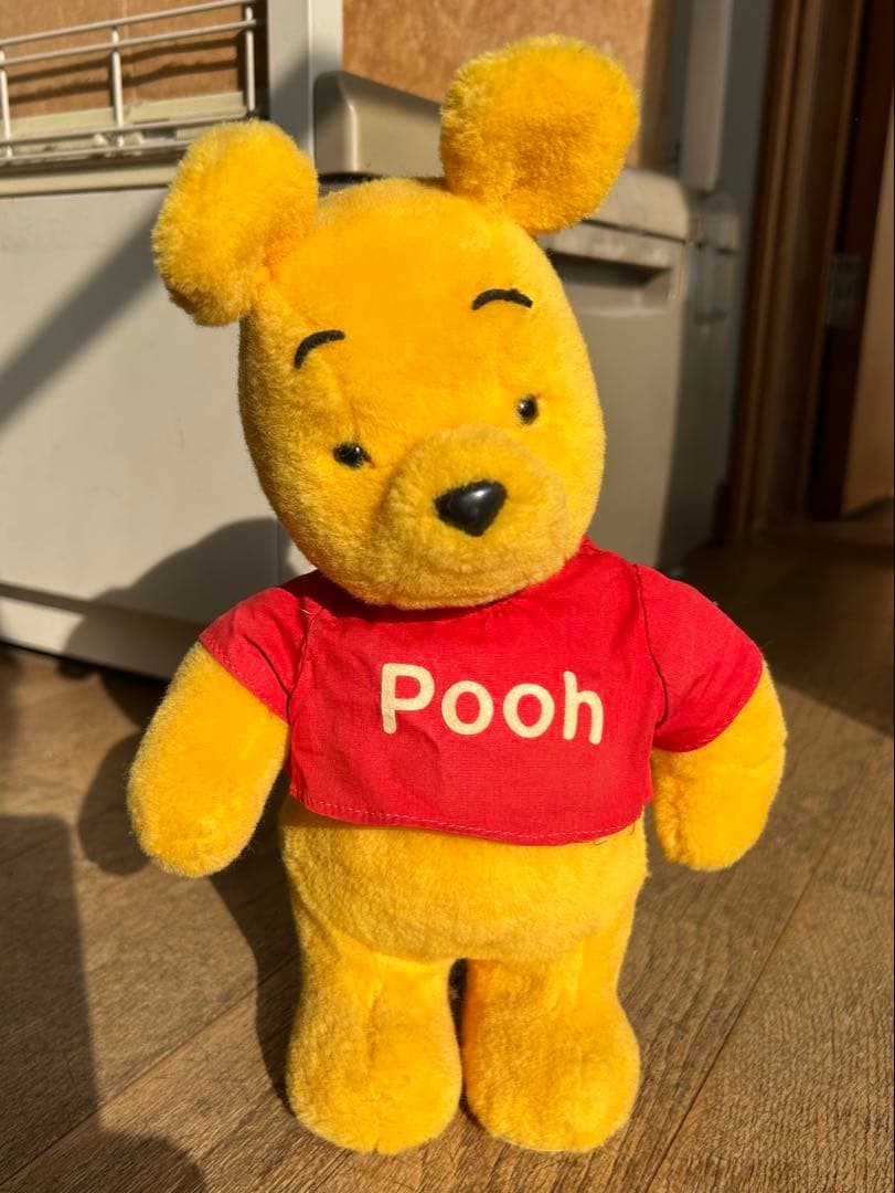 クマのプーさん 首振りオルゴール 首回るプーさん ぬいぐるみ ビンテージ